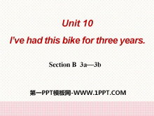 《I’ve had this bike for three years》PPT课件10-第一PPT