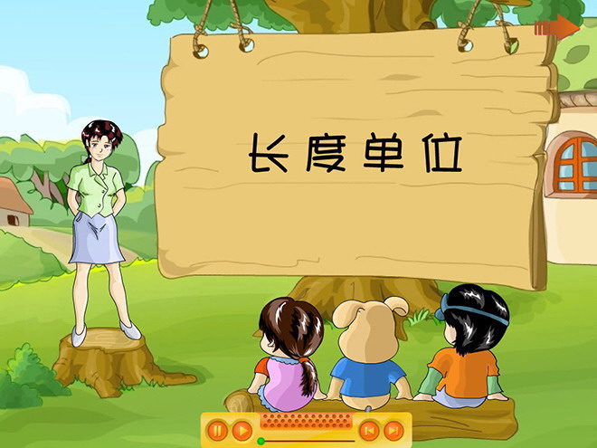 图片[1]-《长度单位》Flash动画课件-第一PPT