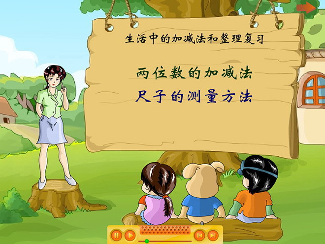 图片[1]-《生活中的加减法和复习》Flash动画课件-第一PPT