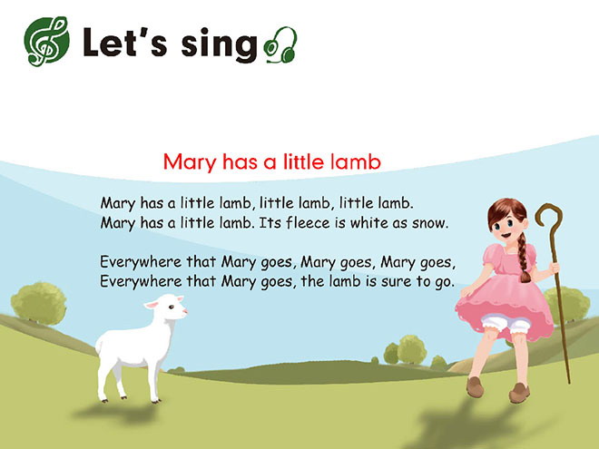 图片[1]-《At the farm》lets sing Flash动画课件-第一PPT
