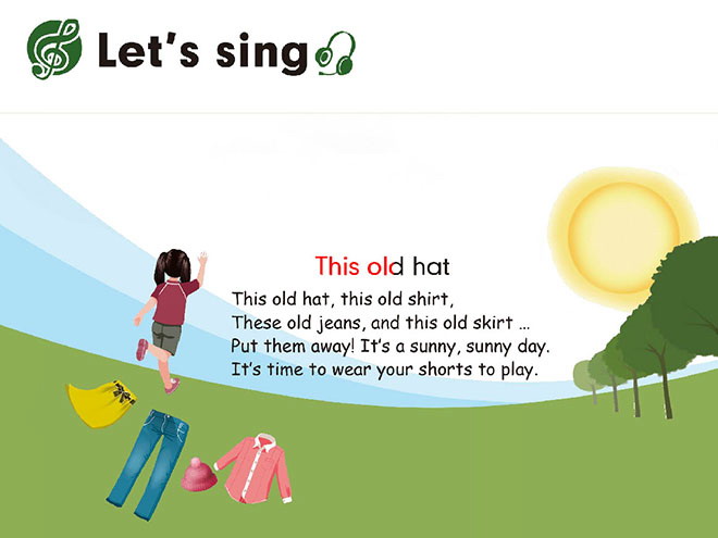 图片[1]-《My clothes》lets sing Flash动画课件-第一PPT