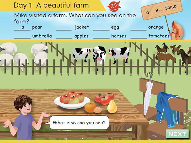 图片[1]-《Mike’s happy days》a beautiful farm Flash动画课件-第一PPT