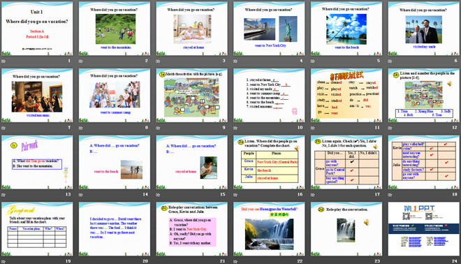 图片[2]-《Where did you go on vacation?》PPT课件9-第一PPT