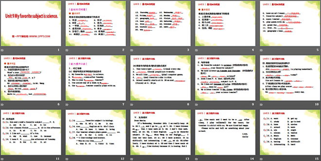 图片[2]-《My favorite subject is science》PPT课件10-第一PPT