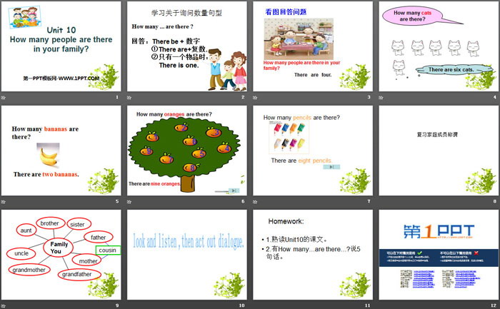 图片[2]-《How many people are there in your family?》PPT课件-第一PPT