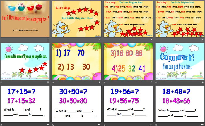 图片[2]-《How many stars does each group have》PPT课件-第一PPT