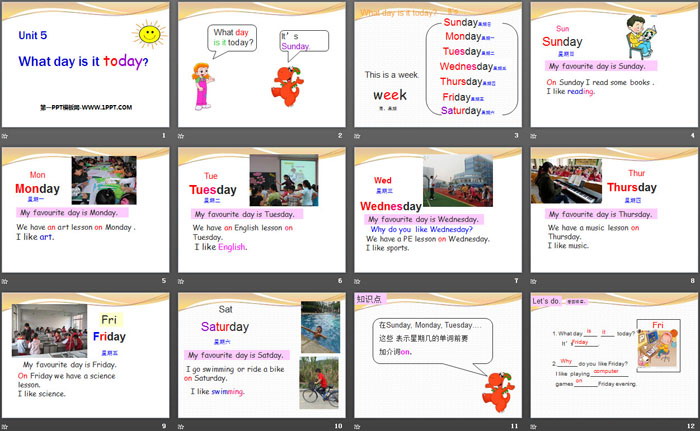 图片[2]-《What day is it today?》PPT-第一PPT
