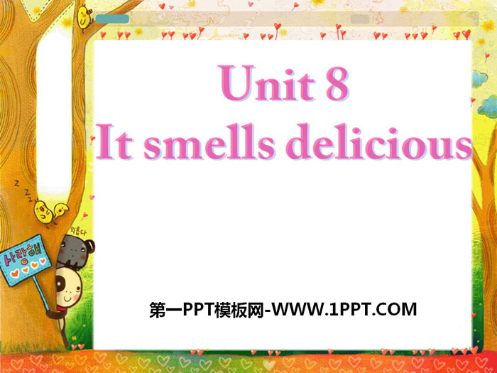 图片[1]-《It smells delicious》PPT课件-第一PPT