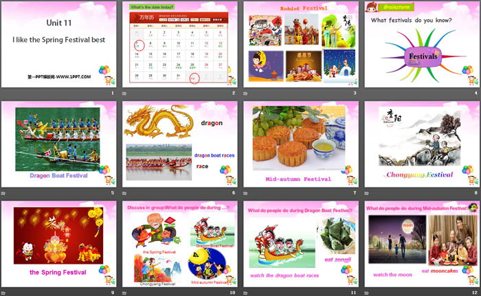 图片[2]-《I like the Spring Festival best》PPT-第一PPT