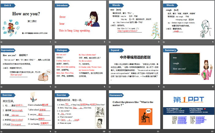 图片[2]-《How are you?》PPT(第二课时)-第一PPT