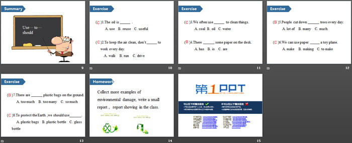 图片[3]-《Protect the Earth》PPT(第二课时)-第一PPT