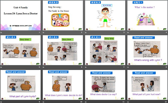 图片[2]-《Lynn Sees a Doctor》Family PPT-第一PPT