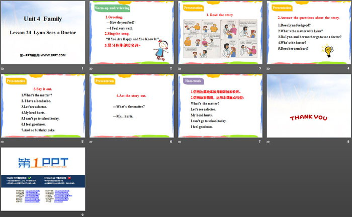 图片[2]-《Lynn Sees a Doctor》Family PPT教学课件-第一PPT