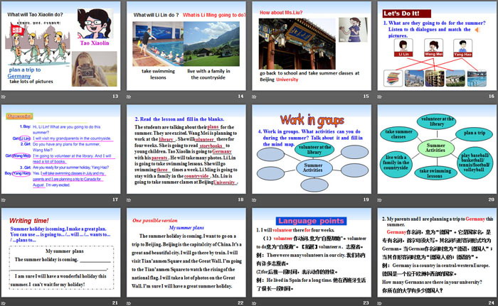 图片[3]-《Summer Plans》Summer Holiday Is Coming! PPT教学课件-第一PPT