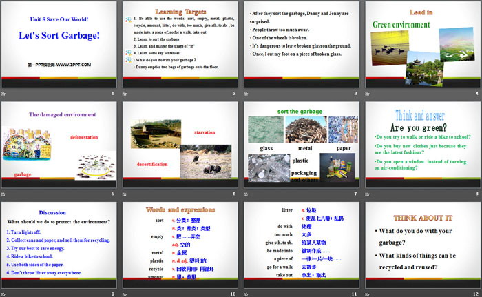 图片[2]-《Let’s Sort Garbage》Save Our World! PPT教学课件-第一PPT