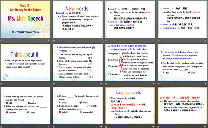图片[2]-《Ms.Liu’s Speech》Get ready for the future PPT教学课件-第一PPT