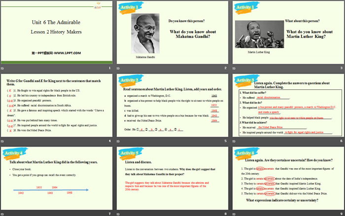 图片[2]-《The Admirable》Lesson2 History Makers PPT-第一PPT