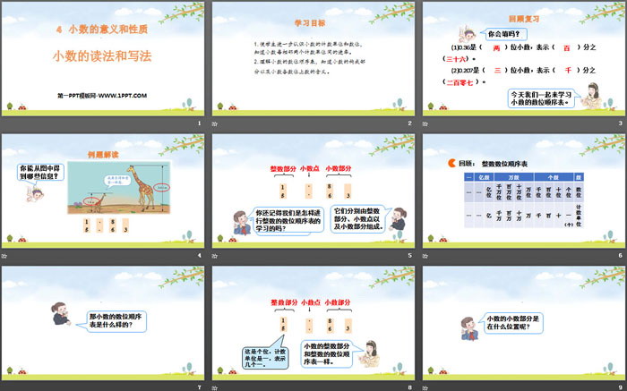 图片[2]-《小数的读法和写法》小数的意义和性质PPT-第一PPT