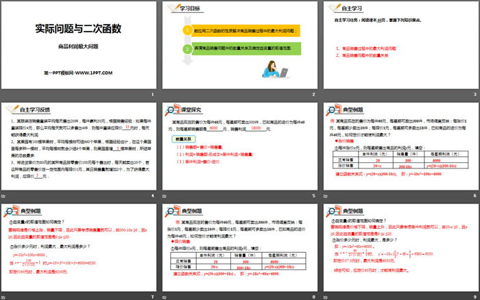 图片[2]-《实际问题与二次函数》二次函数PPT(商品利润最大问题)-第一PPT
