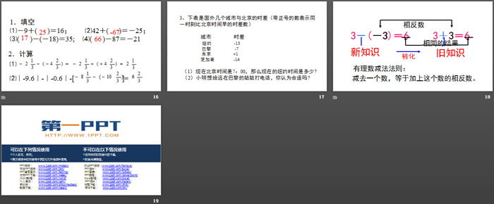 图片[4]-《有理数的减法》有理数及其运算PPT下载-第一PPT