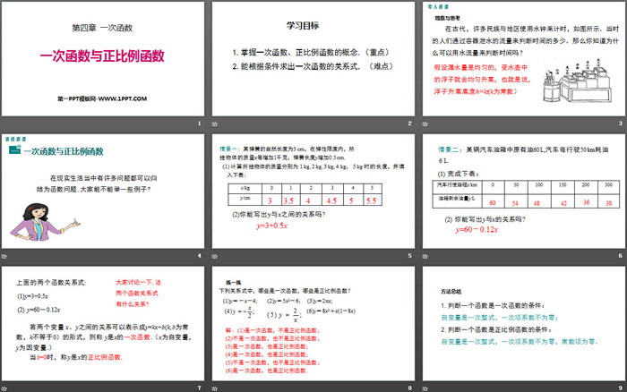 图片[2]-《一次函数与正比例函数》一次函数PPT-第一PPT
