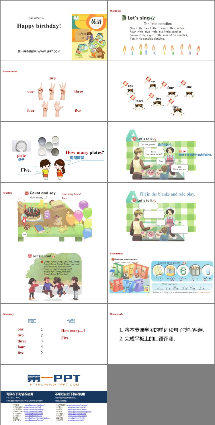 图片[2]-《Happy birthday！》Part A PPT教学课件-第一PPT