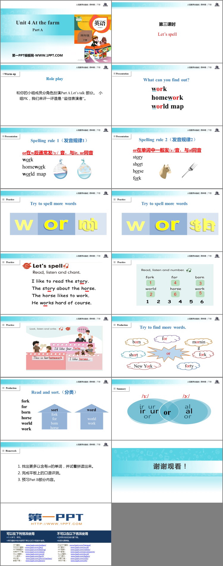 图片[2]-《At the farm》Part A PPT课件(第3课时)-第一PPT