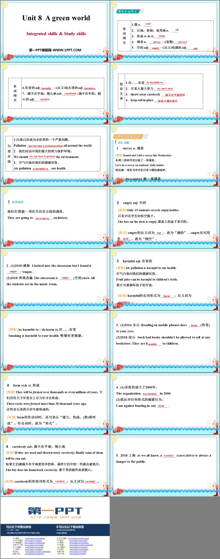 图片[2]-《A green World》Integrated skills-第一PPT