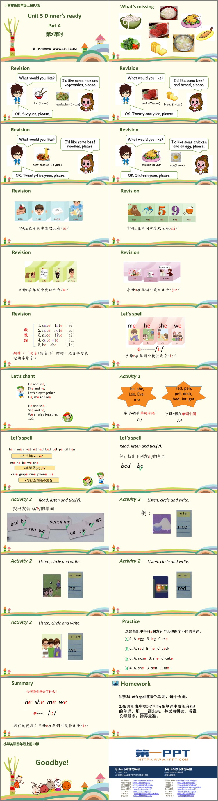 图片[2]-《Dinner’s ready》Part A PPT下载(第2课时)-第一PPT