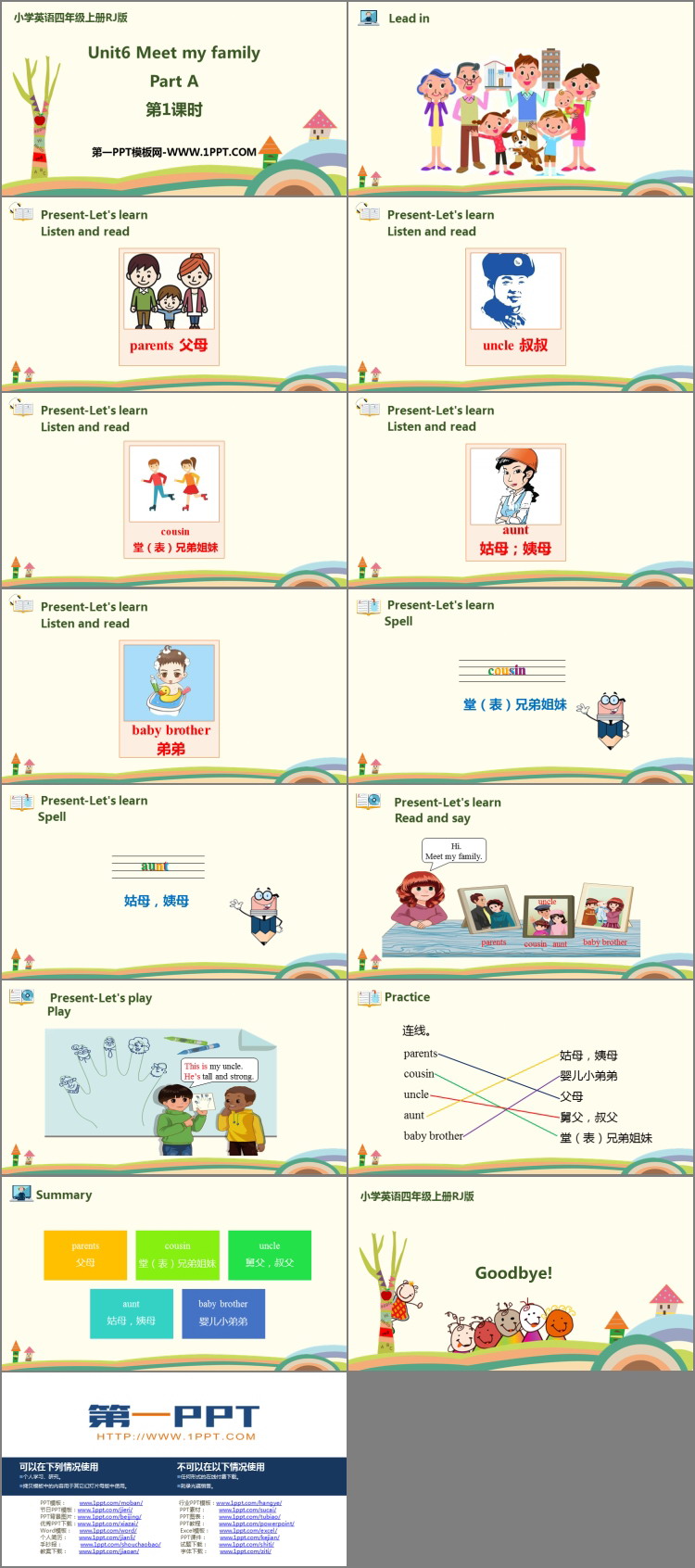 图片[2]-《Meet my family!》Part A PPT下载(第1课时)-第一PPT