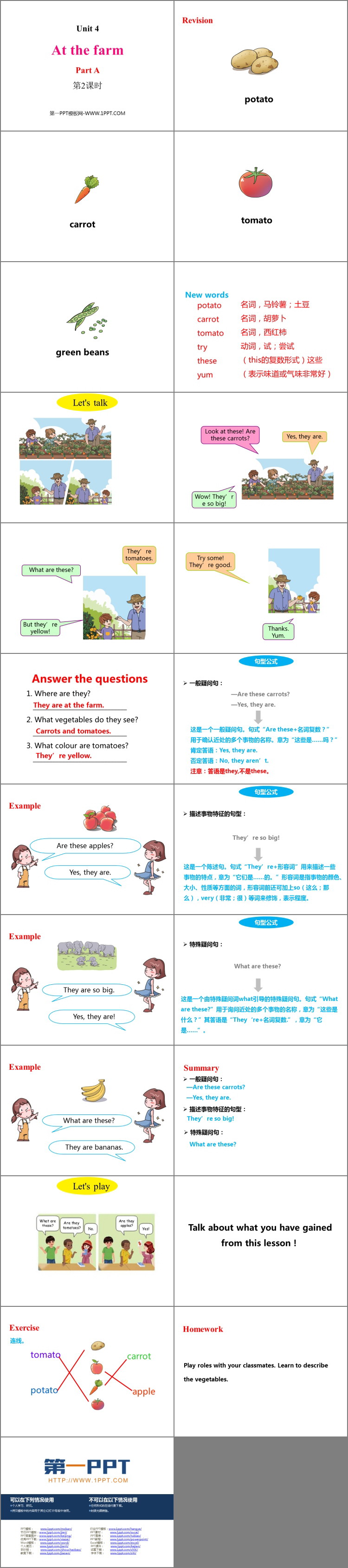 图片[2]-《At the farm》Part A PPT下载(第2课时)-第一PPT