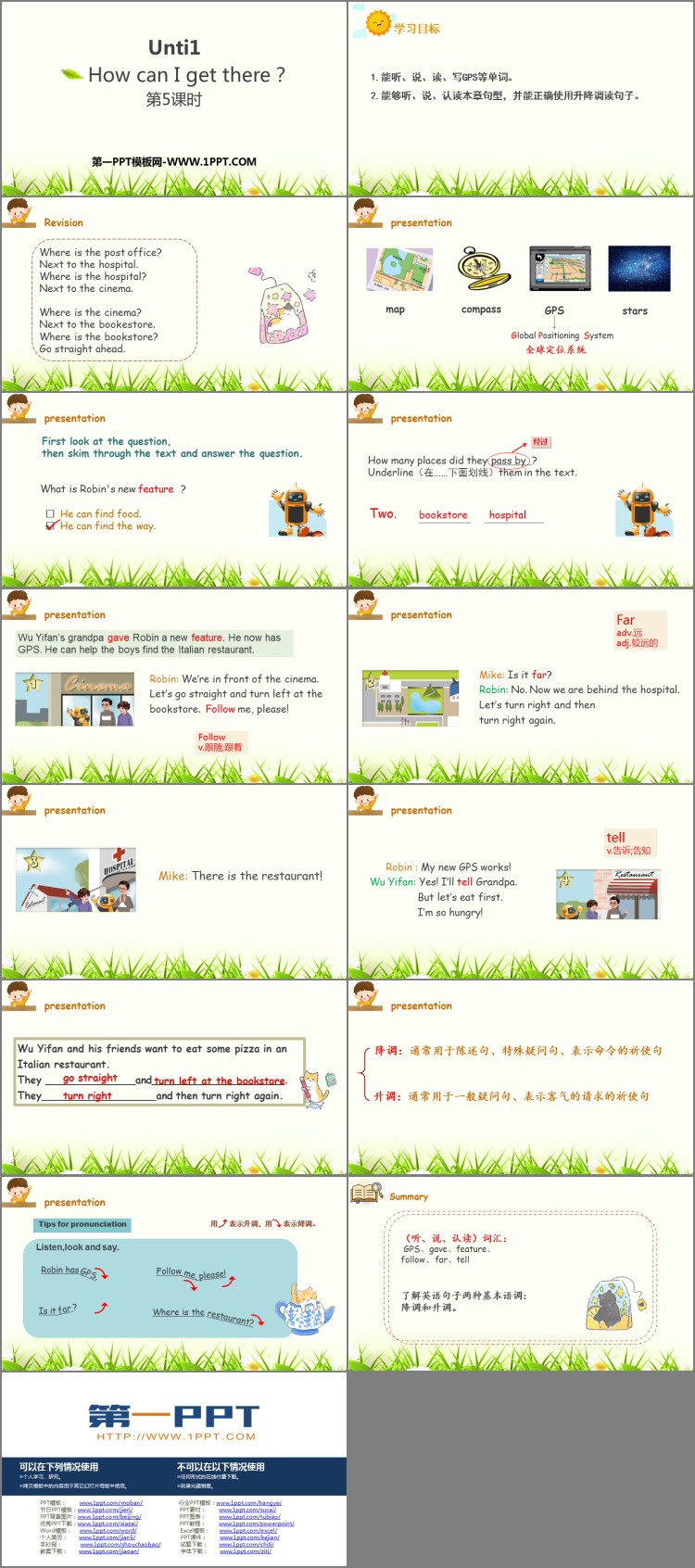 图片[2]-《How can I get there?》PPT下载(第5课时)-第一PPT
