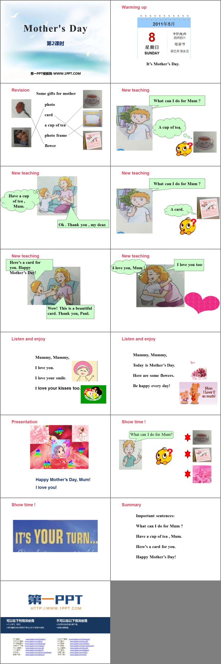 图片[2]-《Mothers Day》PPT下载(第2课时)-第一PPT
