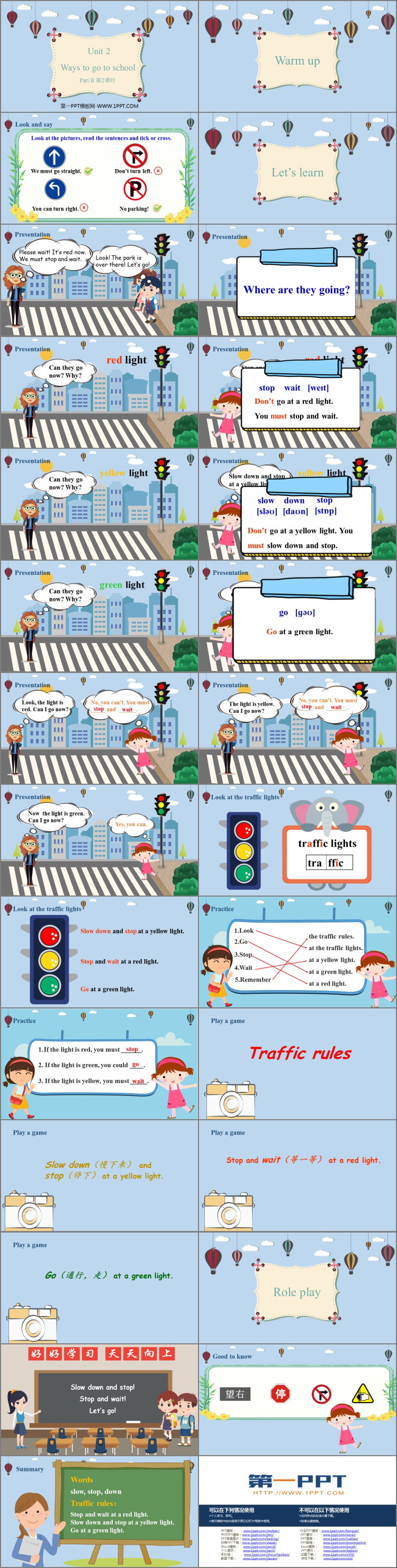 图片[2]-ways_to_go_to_school-第一PPT