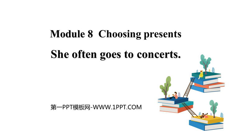 图片[1]-《She often goes to concerts》PPT精品课件-第一PPT