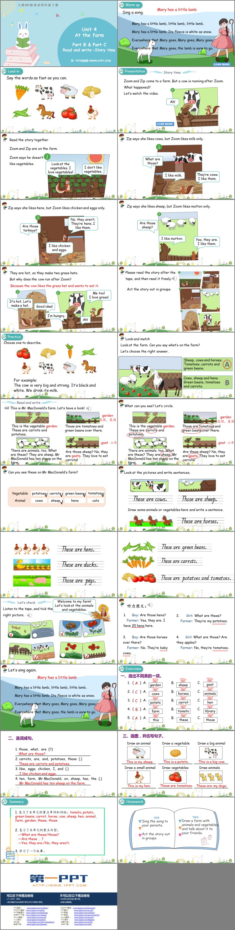 图片[2]-《At the farm》PartB PPT教学课件(第3课时)-第一PPT