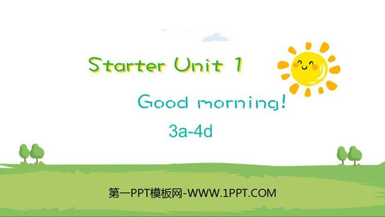 图片[1]-《Good Morning》PPT下载(第2课时)-第一PPT