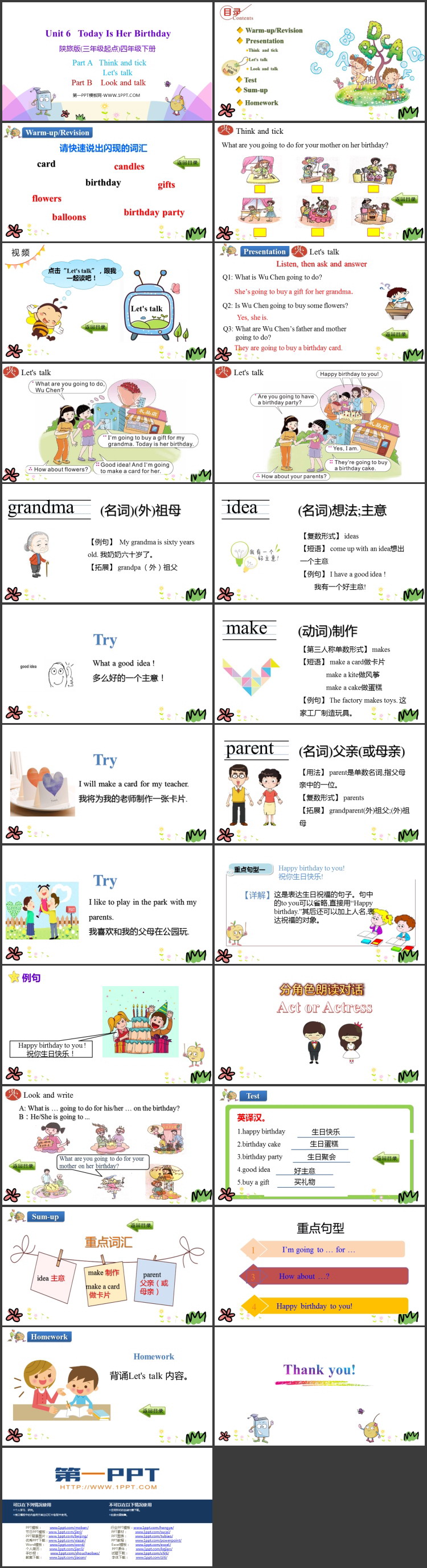 图片[2]-《Today Is Her Birthday》PPT教学课件(第2课时)-第一PPT