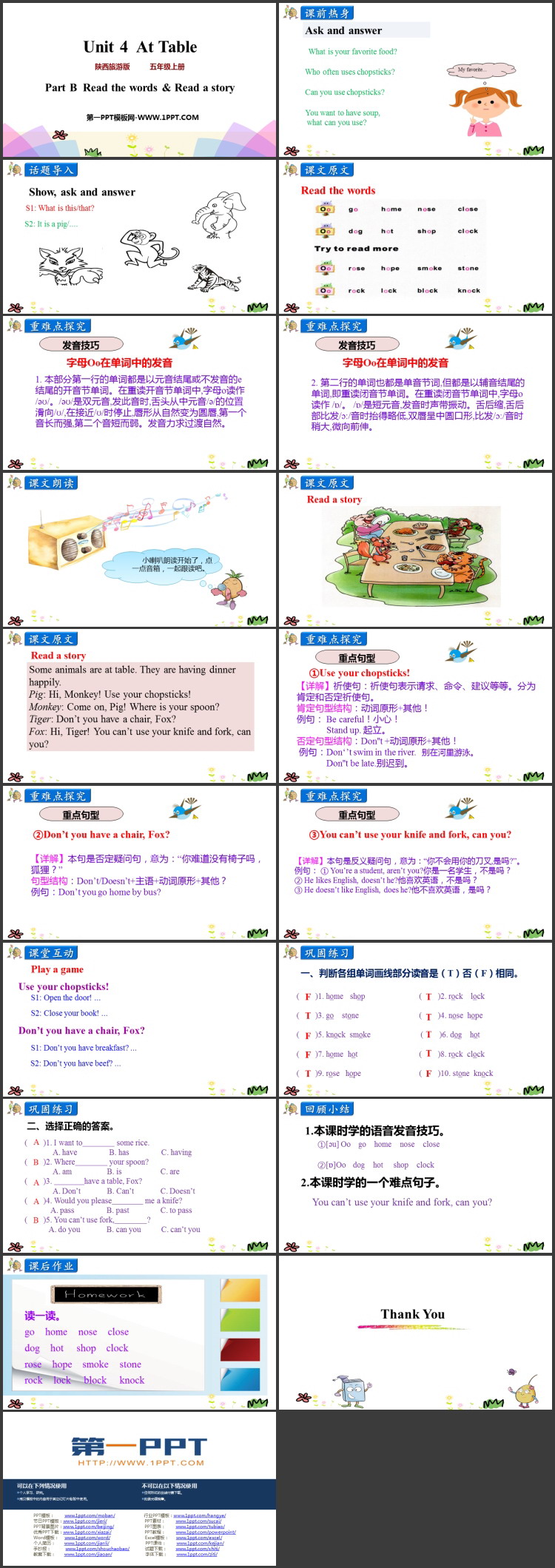 图片[2]-《At Table》PPT教学课件(第4课时)-第一PPT