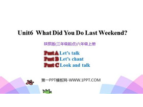 《What Did You Do Last Weekend?》PPT教学课件(第2课时)-第一PPT