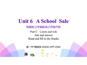 《A School Sale》PPT教学课件(第4课时)-第一PPT