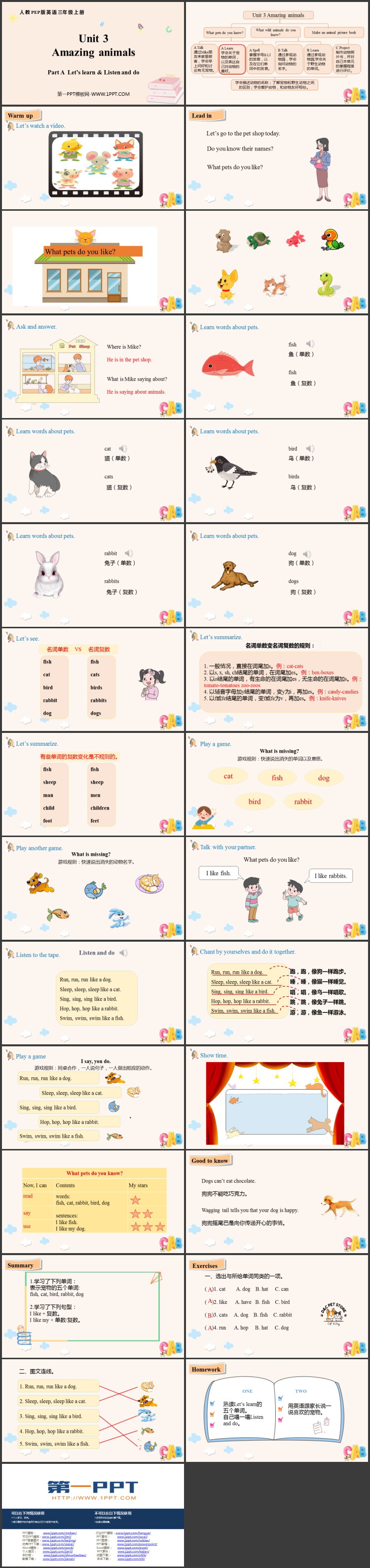 图片[2]-《Amazing animals》PartA PPT课件(第2课时)-第一PPT