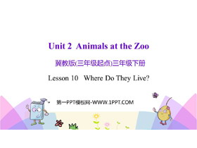 《Where Do They Live?》Animals at the zoo PPT教学课件-第一PPT