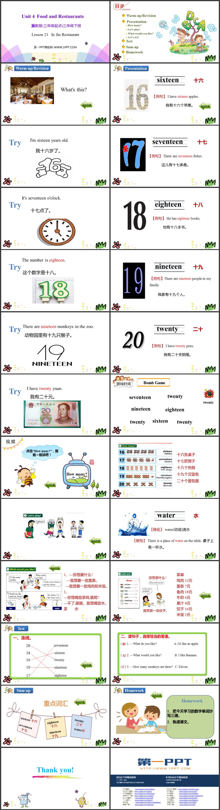 图片[2]-《In the Restaurant》Food and Restaurants PPT教学课件-第一PPT