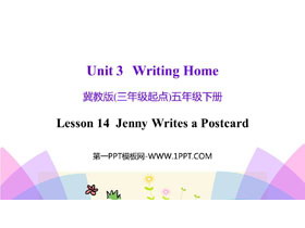 《Jenny Writes a Postcard》Writing Home PPT课件下载-第一PPT