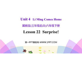 《Surprise!》Li Ming Comes Home PPT课件下载-第一PPT