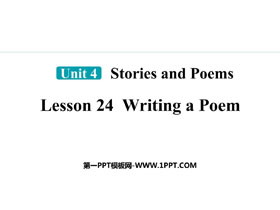 《Writing a Poem》Stories and Poems PPT免费课件-第一PPT