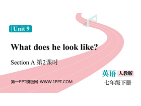 《What does he look like?》SectionA PPT免费课件(第2课时)-第一PPT