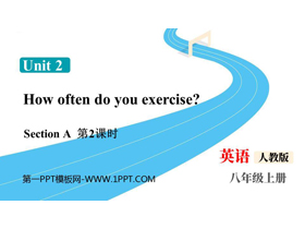 《How often do you exercise?》SectionA PPT课件下载(第2课时)-第一PPT