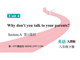 《Why don’t you talk to your parents?》SectionA PPT课件下载(第1课时)-第一PPT
